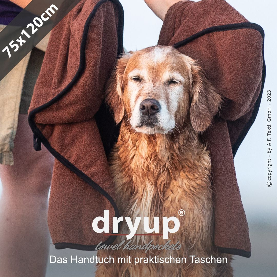 Dryup towel hand pockets